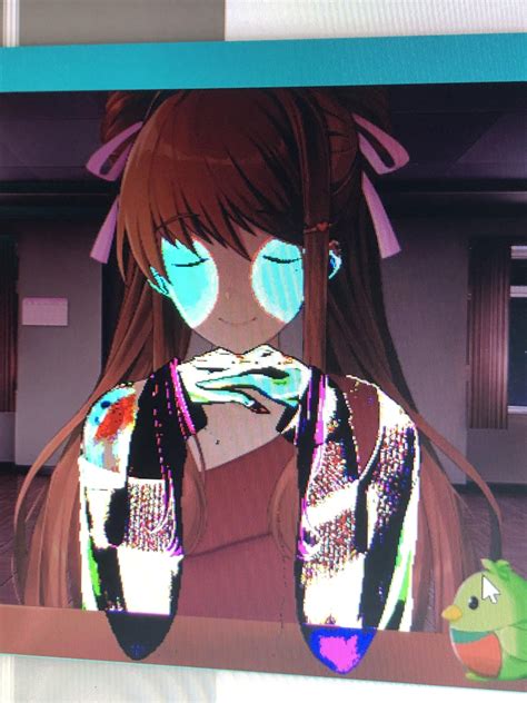 Weird Monika Glitch It Happened To Me When I Held Her And Just Kinda