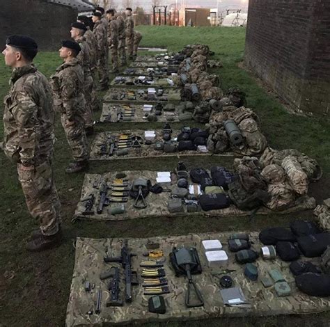 British Army Kit Inspection Rknolling