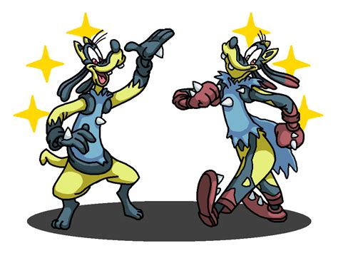 See more of shiny lucario on facebook. Shiny Lucario (+Mega) + Goofy (Disney) by shawarmachine on DeviantArt