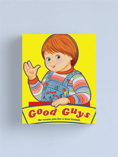 Good Guys Childs Play Chucky Canvas Print By Rg Love Redbubble