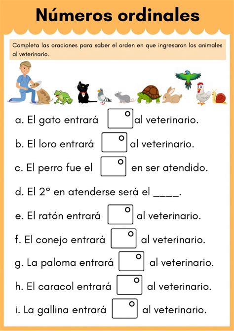 Números Ordinales Spanish Lessons For Kids Spanish