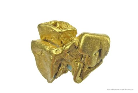 Unusually Fine Crystallized Gold Octahedron Irocks Fine Minerals