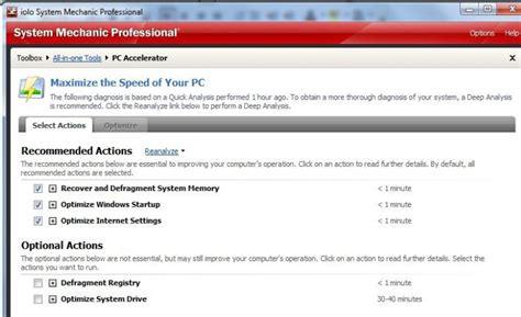 System Mechanic Pro Review Registry Cleaning Software Pctg