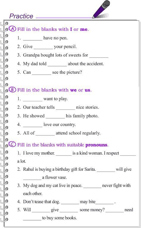 You can download and print them off so they are excellent grammar resources for the classroom if you are a teacher. Grade 4 Grammar Lesson 9 Pronouns - number, gender and ...