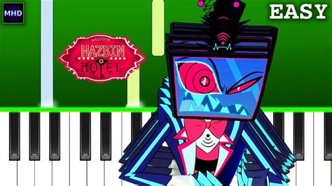 Hazbin Hotel Stayed Gone Alastor And Vox Battle Song Piano