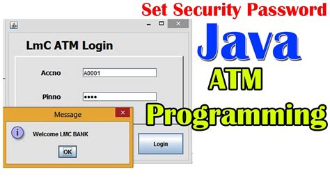 Java Atm Programming Youtube