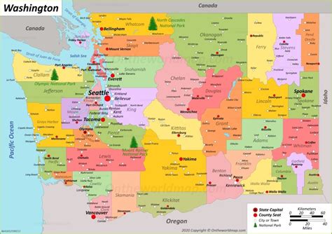Washington State Map Usa Maps Of Washington Wa