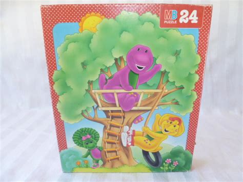 Barney Baby Bop Bj 24 Piece Puzzle Etsy