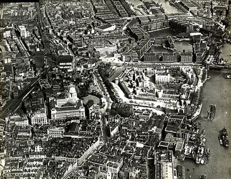 Aerial Views Of Old London Spitalfields Life London Photos Old