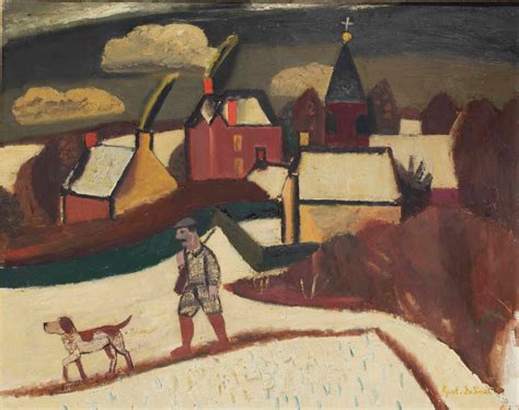 Gustave De Smet 1877 1943 A Hunter In The Snow Christies