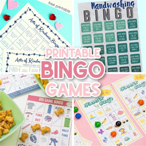 30 Free Printable Bingo Games Happiness Is Homemade