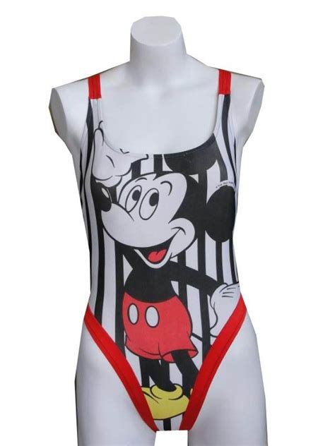80s Mickey Mouse Swimsuit Sml By Vintagephilosophy On Etsy Disney