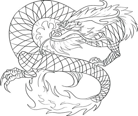 Dragons tattoo are the most trending and popular tattoo designs. Dragon Tattoo Coloring Pages at GetColorings.com | Free ...