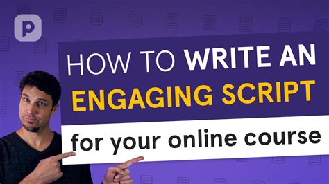 How To Write An Engaging Script For A Presentation Based Online Course