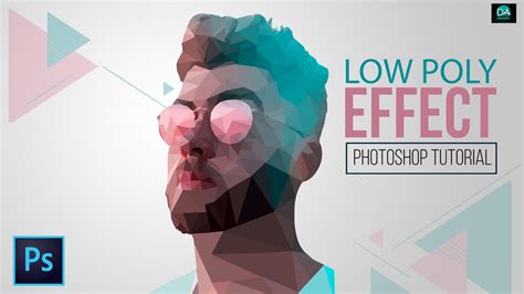 Low Poly Effect Portrait Photoshop Tutorial Low Poly Vector Art Youtube