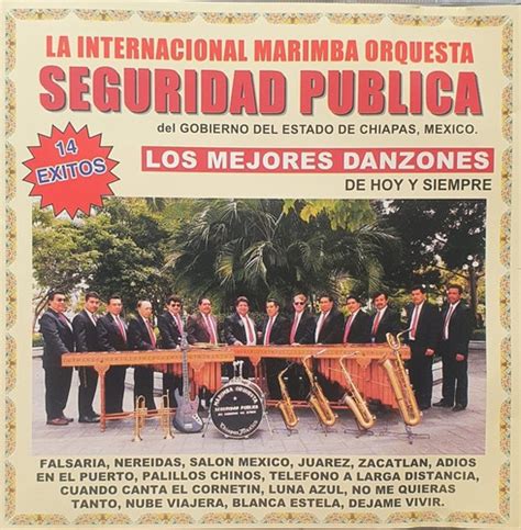 Cd Marimba Orquesta Seguridad Publica Danzones Exitos Meses Sin