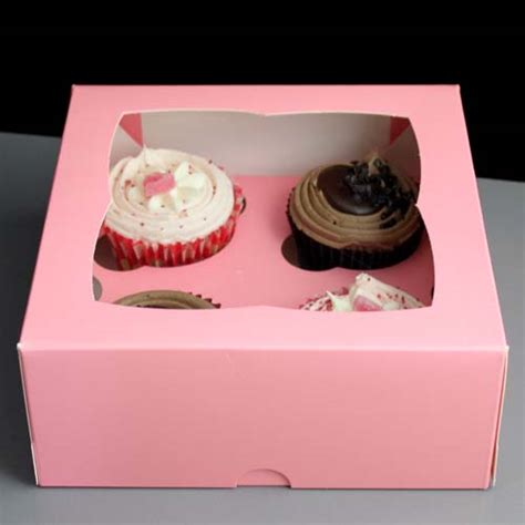 Browse distinct trendy and colorful window cupcake box at alibaba.com for packaging, gifts and other purposes. PINK Windowed Cupcake Boxes with 4 Cavity Insert
