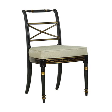 Side Chair Regency Chinoiserie Jansen Furniture