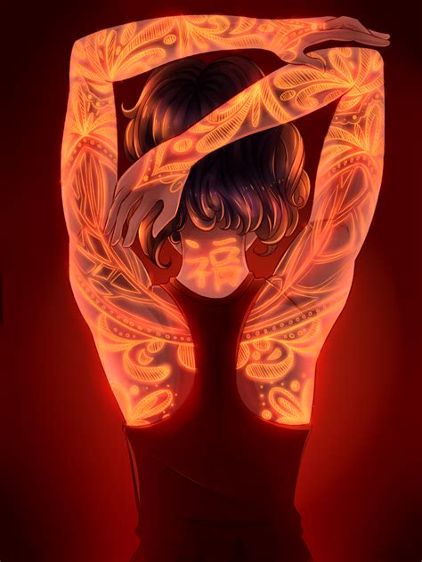 Here Have Some Glowy Tattoos That Deprived Me Of Six Precious Hours Of