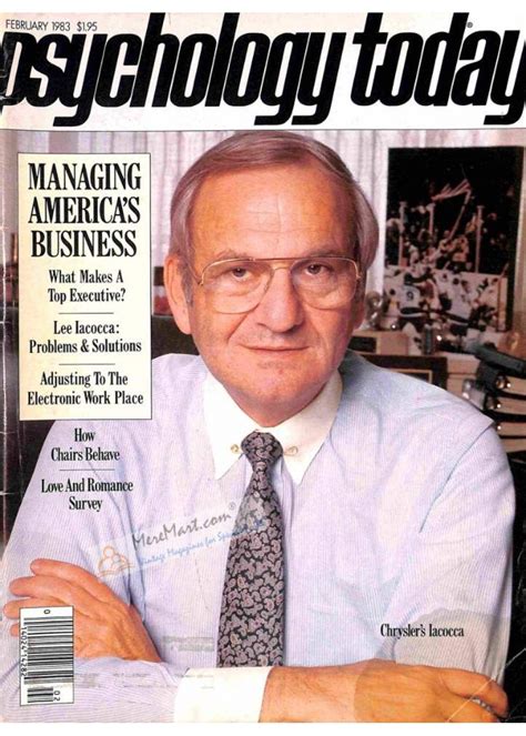 Cover Print Of Psychology Today February 1983