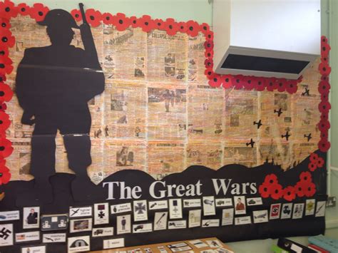 My Great World Wars Display Ready To Add To World History Classroom