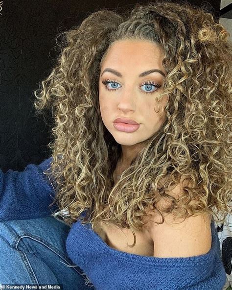 Curly Haired Woman Who Wears Fake Tan And Has Full Lips Says Shes Been