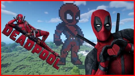 Deadpool Easy To Create In Minecraft Youtube