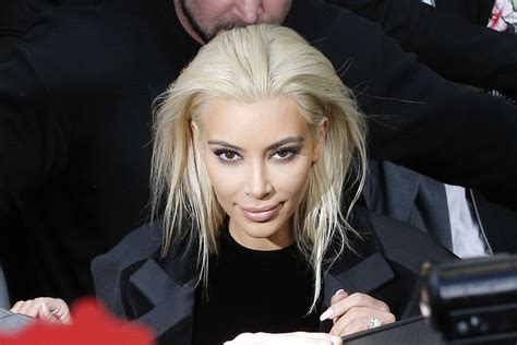 Kim Kardashian Dyed Her Hair Platinum Blonde And People Are Freaking