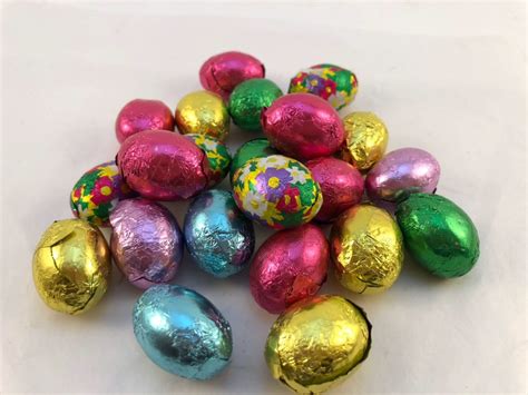 Easter Milk Chocolate Foiled Wrapped Eggs Fullers Candies