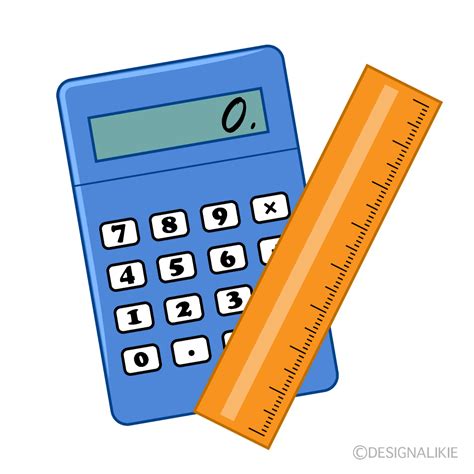 Calculator And Ruler Clip Art Free Png Image｜illustoon
