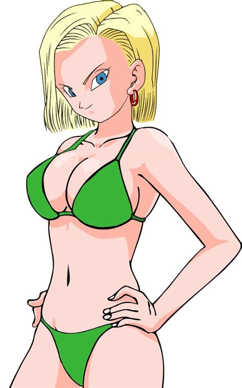 Android 18 Dragon Ball Bikini Render By Lytor On Deviantart Con