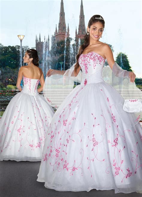 White Ball Gown Strapless Sweetheart Lace Up Full Length Quinceanera