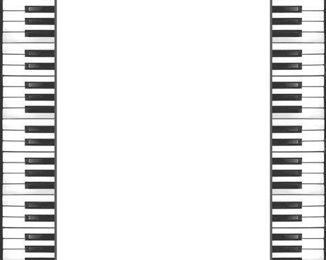Piano Keyboard Wallpaper Border