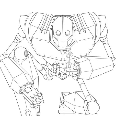 Iron Giant Coloring Page 3 Coloring Page Free Printable Coloring