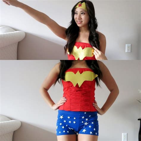 Diy Wonder Woman Halloween Costume Wonder Woman Costume Wonder
