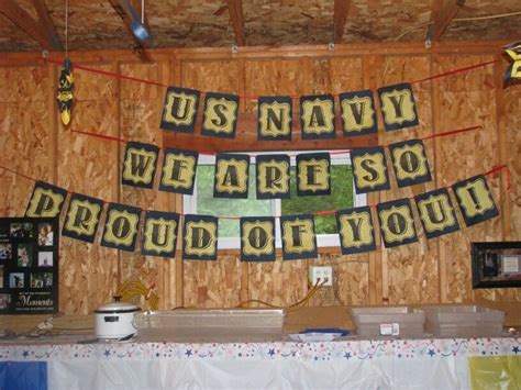 Army party | liam's boot camp. Navy going away party. Credit to diyswank.com. they have ...