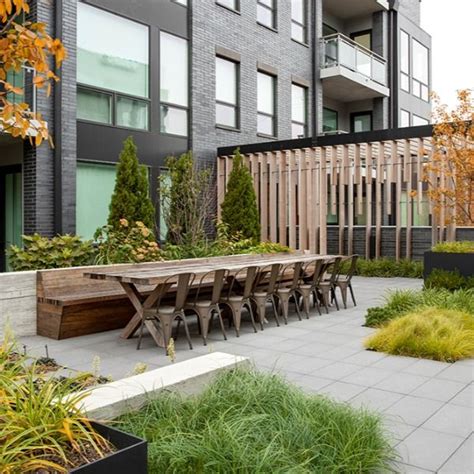 Resort Style Outdoor Amenity Space Condominium Urban Courtyards