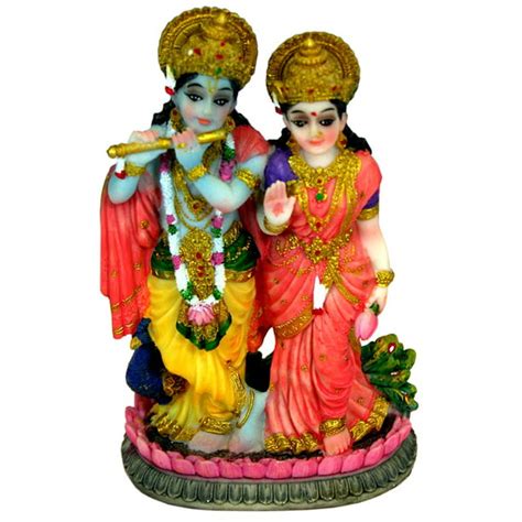 Radha Krishna Statue 5 Radha And Krishna Giving Blessings With A