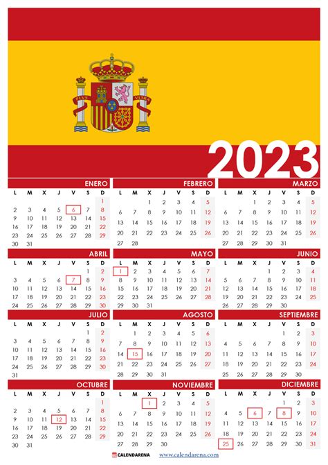 Calendario 2023 Con D As Festivos En Mexico Imprimir Y Descargar