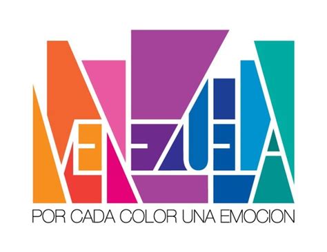 Logotipo Promocional De Venezuela Por Cada Color Una Emoción