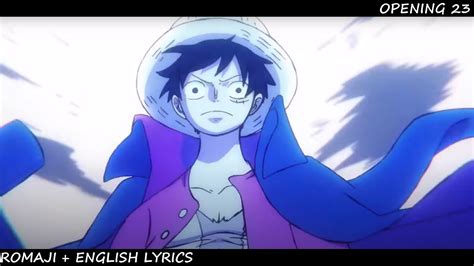 One Piece Opening 23 Lyrics『dreamin On』 English Translation By