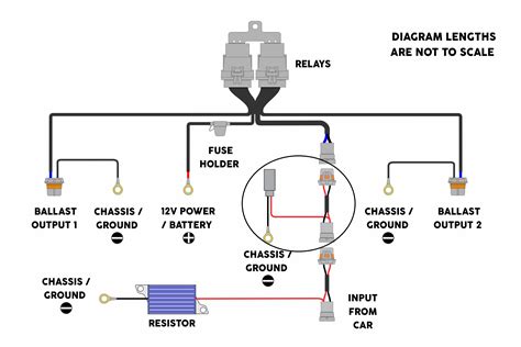 Hyundai santa fe hid kit | xenon lights. Hid Wiring Diagram Canbus And Relay