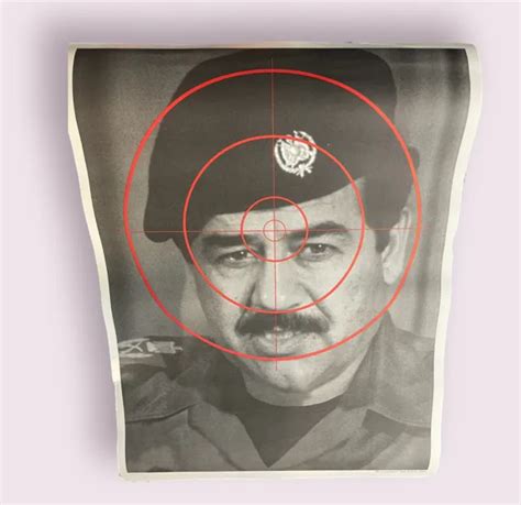 Rare Vintage 2001 Saddam Hussein Official Original Poster 999 Picclick