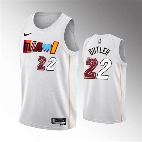 Youth Jimmy Butler 2022 23 City Edition Heat Jersey White