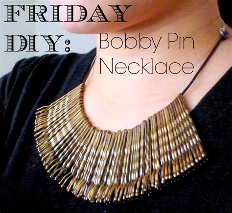 Diy hair accessories metal hair bobby pin material. DIY: Turning Bobby Hair Pins into Necklaces - La Vie en May - Petite Fashionista & Beauty Junkie
