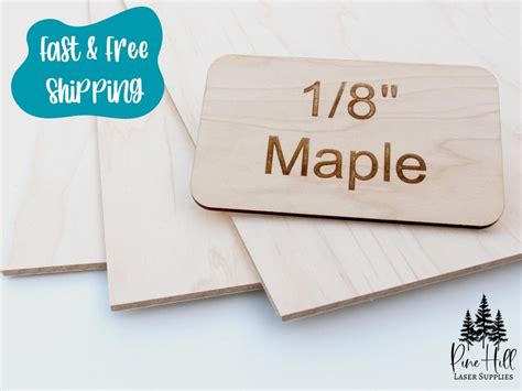 18 3mm 11 78 X 19 18 Maple Plywood W Mdf Core Unfinished Premium A1