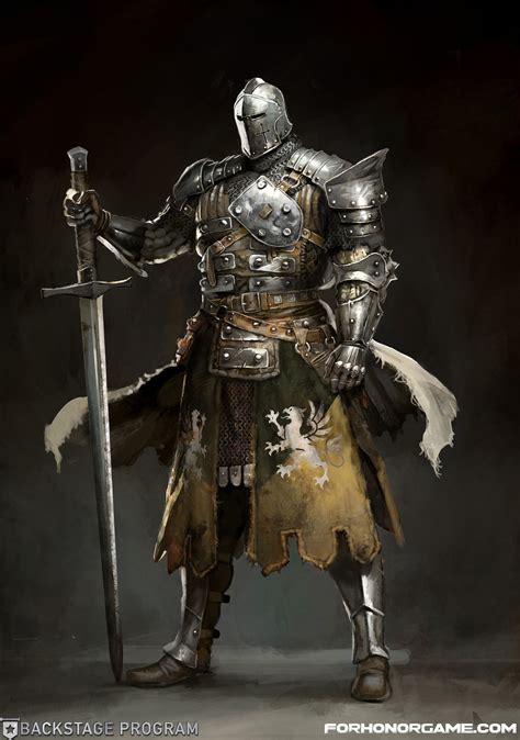 Artstation For Honor The Warden Character Concept Guillaume Menuel
