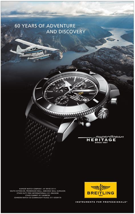 In 2011 the chinese version of the magazine, ad china, was launched.17 the magazine is also published in other countries, including germany, india,18 france, russia,19 italy, united states. Breitling Heritage 60 Years Of Adventure And Discovery Ad - Advert Gallery