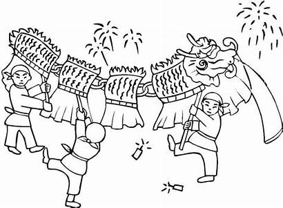 Chinese Coloring Pages Clipart China Preschool Flag