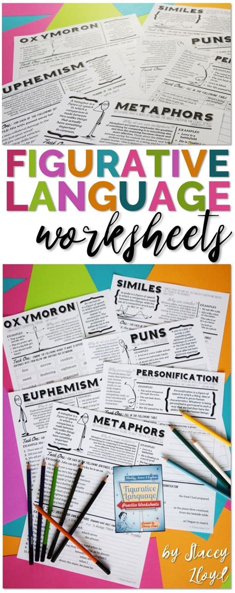 Lesson plan sport 5 grade. Teaching Figurative Language Techniques {Worksheets ...
